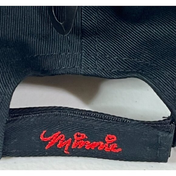 CLEARANCE Disney Minnie Mouse Hat Girls Kids Baseball Cap Red Black Polka Dots - Picture 6 of 8